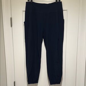 Beyond Yoga Navy space dye joggers